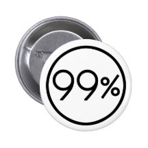Occupy Wall Street sind wir der 99% Knopf Anstecknadelbuttons