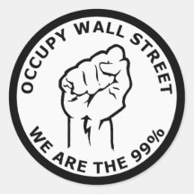 Occupy Wall Street, sind wir die 99% Sticker