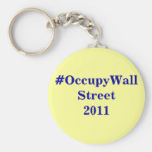 #OccupyWallStreet keychain Schlüsselbänder