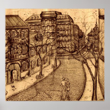 Odessa-Stadtkunstplakat