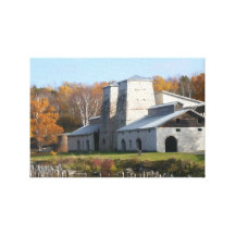 Ofen komplexer Fayette Staats-Park-Leinwand-Druck Galerie Faltleinwand