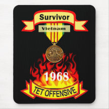 Offensive Mousepad Überlebend-Vietnams Tet