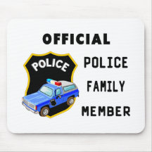 Offizielle Polizei-Familie Mauspads