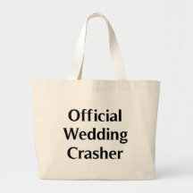 Offizieller HochzeitCrasher Leinentasche