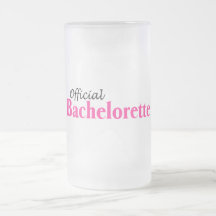 Offizielles Bachelorette (Rosa) Kaffee Tasse