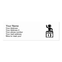 Offizielles DJ Visitenkarten