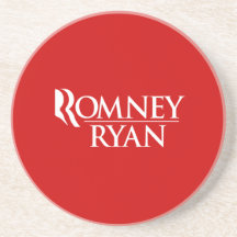 OFFIZIELLES ROMNEY RYAN LOGO - .PNG GETRÄNKE UNTERSETZER