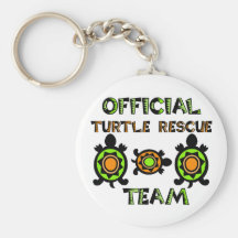 Offizielles Schildkröte-Rettungs-Team 1 Schlüsselanhänger