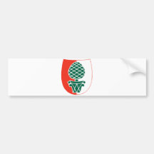 Offizielles Wappen Augsburgs Deutschland-Wappenkun Autoaufkleber