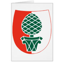 Offizielles Wappen Augsburgs Deutschland-Wappenkun Grußkarten