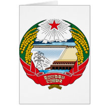 Offizielles Wappen Nordkoreas Wappenkunde-Symbol Karte