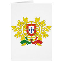Offizielles Wappen Portugals Wappenkunde-Symbol Karte