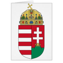 Offizielles Wappen Ungarns Wappenkunde-Symbol Karten