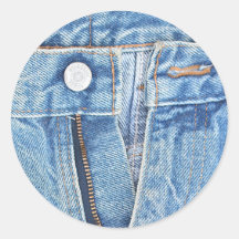 Öffnen Sie Blue Jeansaufkleber