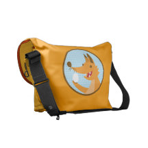 Oh so foxy Eiesser! Botetasche Kuriertasche