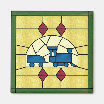 Ohio-Bahnstation-Magnet