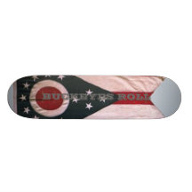 OHIO, ROSSKASTANIEN-ROLLE SKATEBOARD BRETT