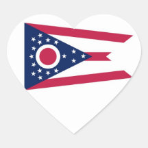 Ohio-Staats-Flagge Sticker