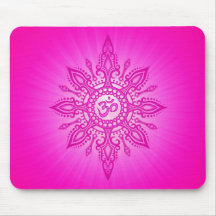 Ohm-Stern - Rosa Mousepad