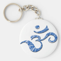 Ohm-Symbol Keychain im Blau Schlüsselbänder