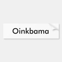 Oinkbama Autoaufkleber