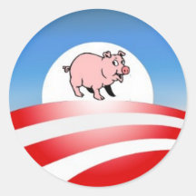 Oinkbama Sticker