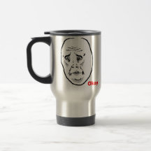 OkayTyp-Raserei-Gesicht Meme Kaffeetasse