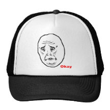OkayTyp-Raserei-Gesicht Meme Retro Cap