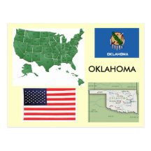 Oklahoma, USA Postkarte