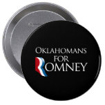 Oklahomans für Romney - .png Button