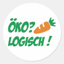 ökologisch aufkleber