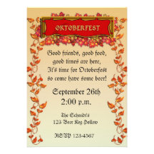Oktoberfest Einladung