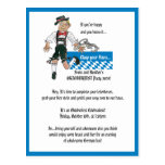 Oktoberfest Einladungs-personalisierte Postkarten