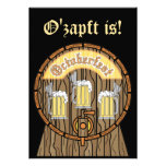 Oktoberfest Fass-Einladung
