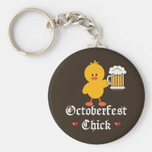 Oktoberfest Küken Keychain Schlüsselbänder