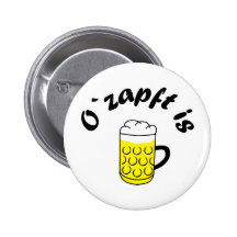 Oktoberfest O' zapft is Anstecknadelbutton