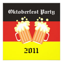 Oktoberfest Party Einladungen