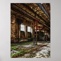 old factory posterdrucke