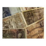 Old German money postkarten