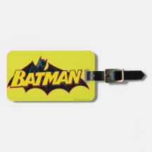 Old School Batman Logo Tags For Luggage