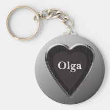 Olga-Herz Keychain durch 369MyName Schlüsselband