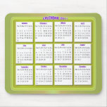 Olive Mousepad des Kalenders 2011