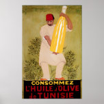 Olivenöl-Vintage Nahrungsmittelanzeigen-Kunst Posterdrucke