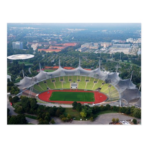 Olympiapark, München-Postkarte