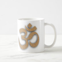 OM am Strand-Yoga Kaffee Tassen
