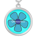 OM-Blumenhalskette - Yoga-Schmuck