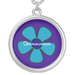 OM-Blumenhalskette - Yoga-Schmuck