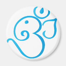 OM-ganpati-turqoise Magnete