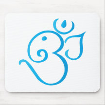 OM-ganpati-turqoise Mauspad