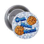 OM Nom Nom, Meme Liebe-Plätzchen Anstecknadelbutton